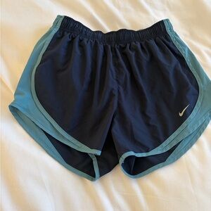 Nike Women's Dark Blue Dri-fit Athletic Shorts size M